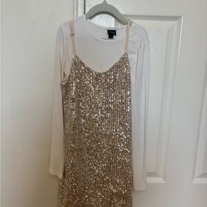 Art Class White Ribbed Top